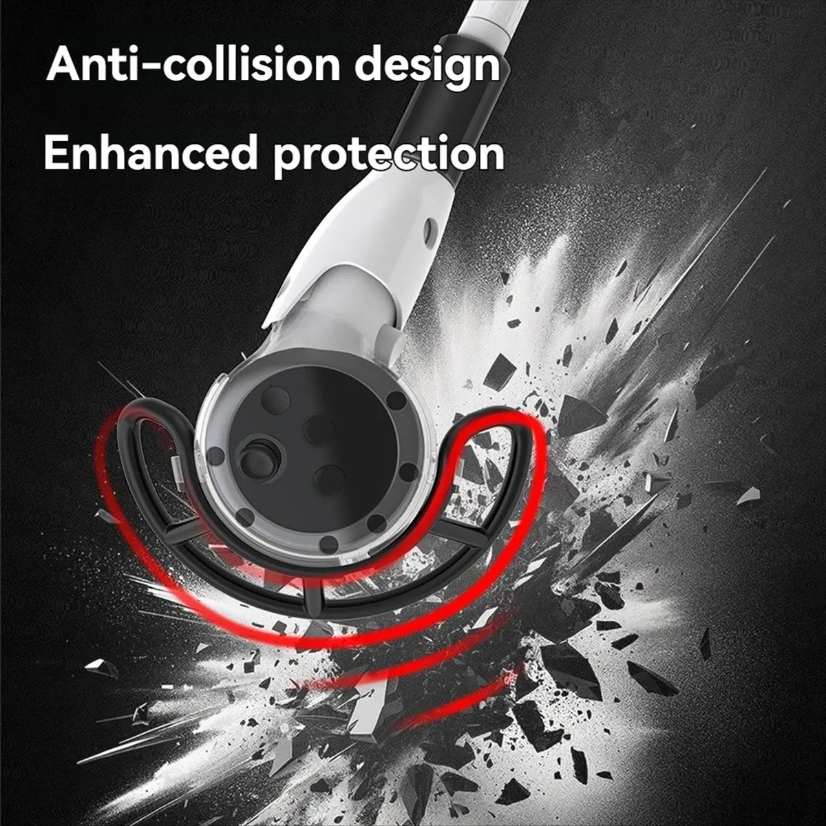 HAPPYDAY~ Golf Club Attachment for 3 VR Controller Anti-Collision Handle Holder Tennis Baseball Kayak Game Accessories