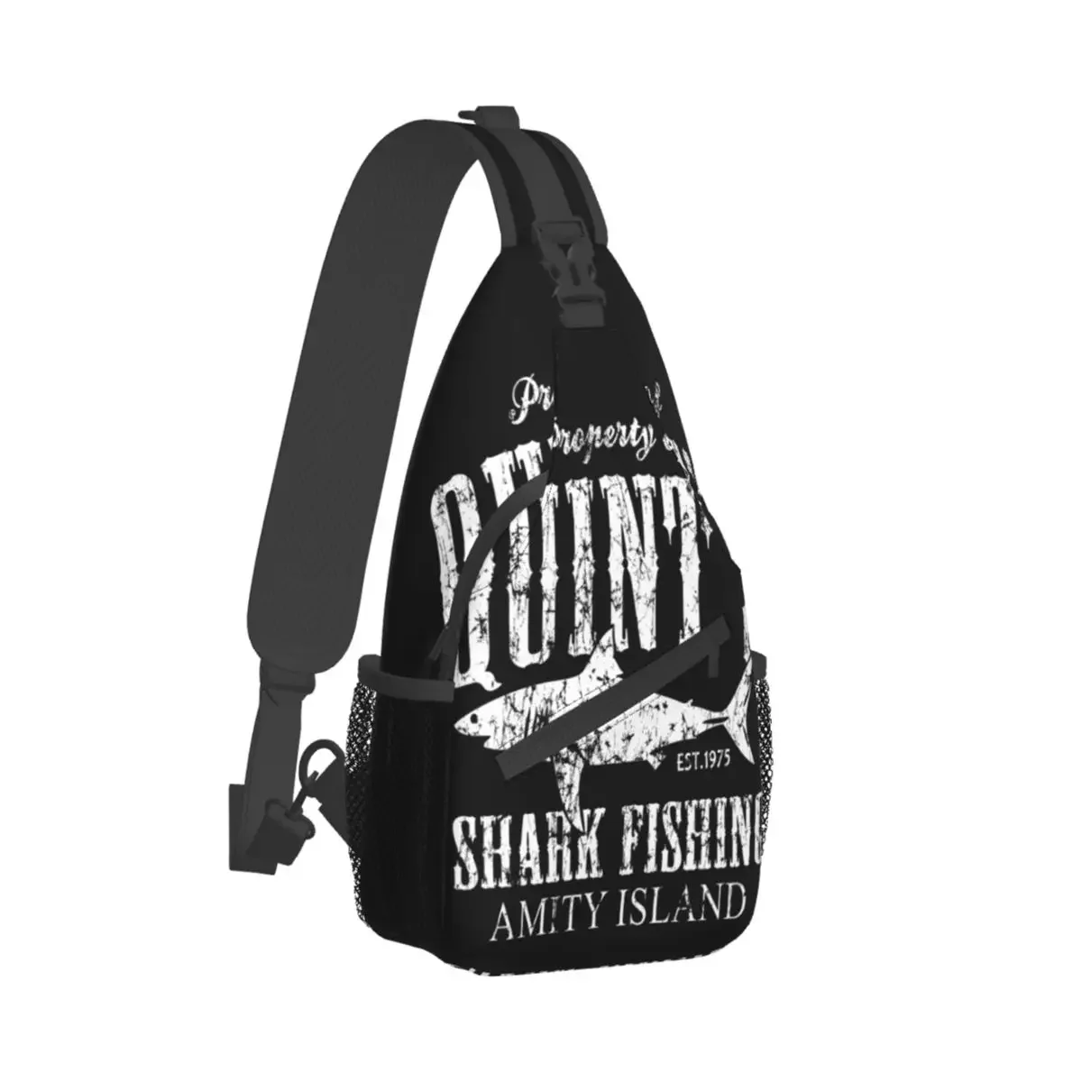 Dive Scuba Diving Crossbody Bag Sports Quints Shark Fishing Amity Island Chest Bag Unisex Women Man Shoulder Backpacks Travel