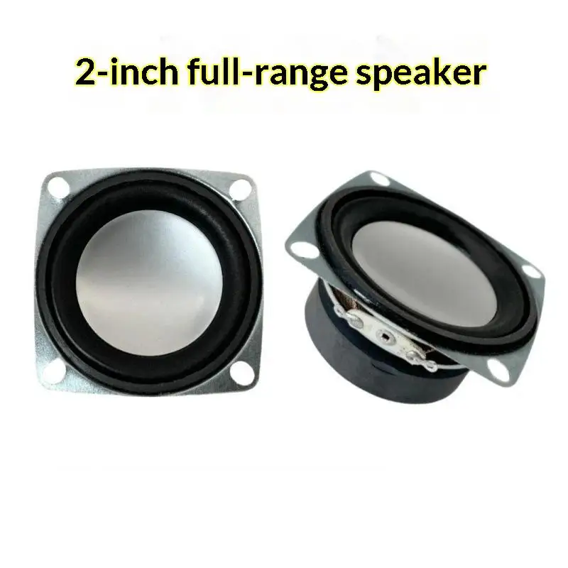 2 Inch 4 3W Full Range: 1PCS Speakers Portable 52MM Audio Loudspeaker DIY Hifi