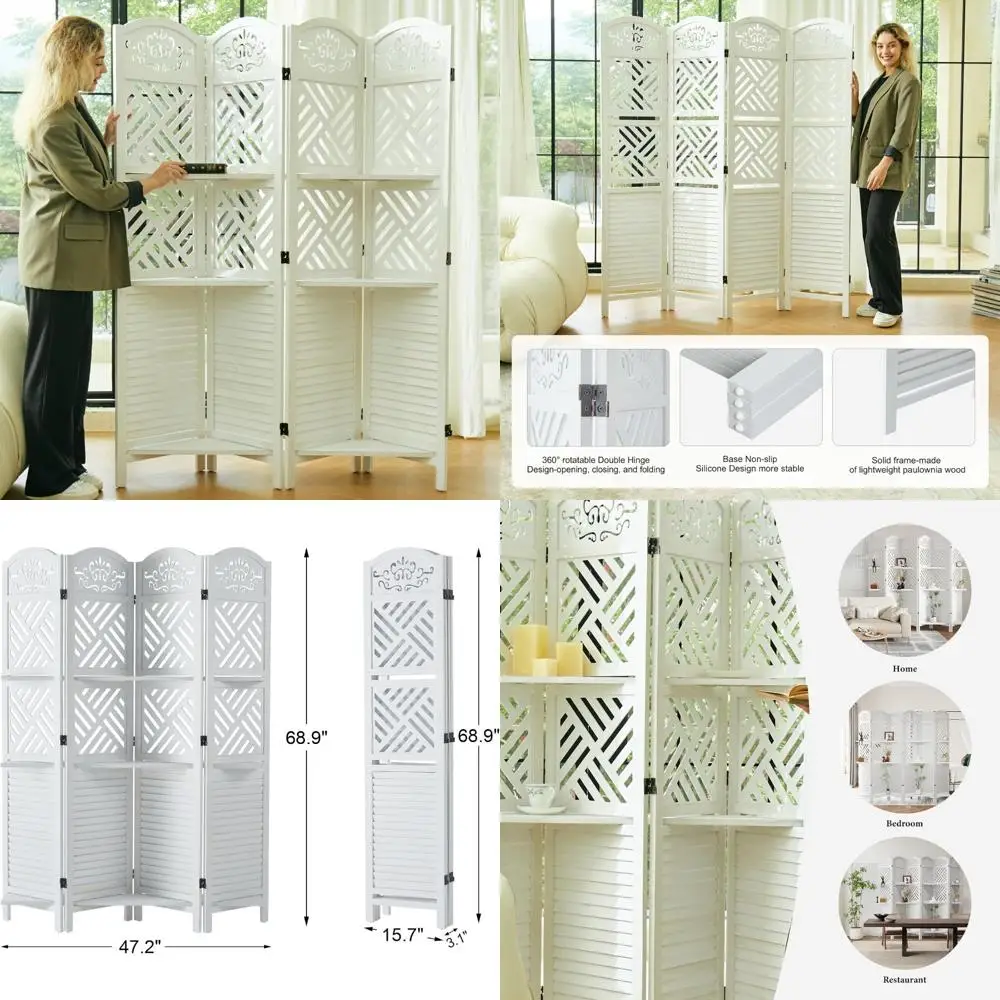 Wood Carved Louvere…