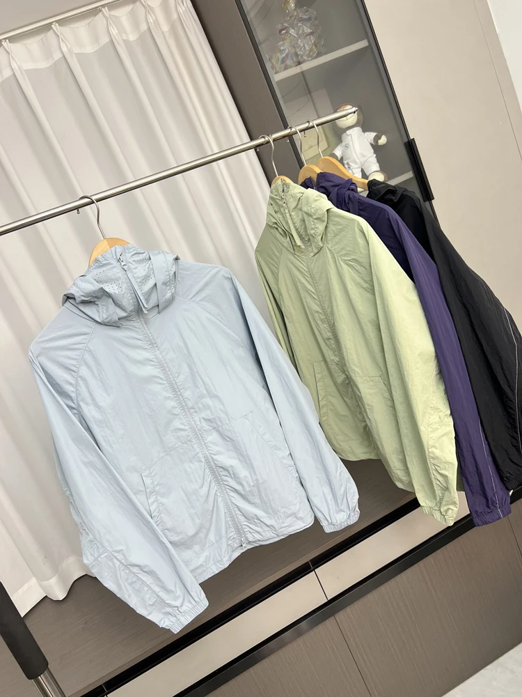 

ex Lightweight Breathable Hooded Sun Protection Jaet Windproof Water-Resistant Spring Summer Youth Faion Stand Fit