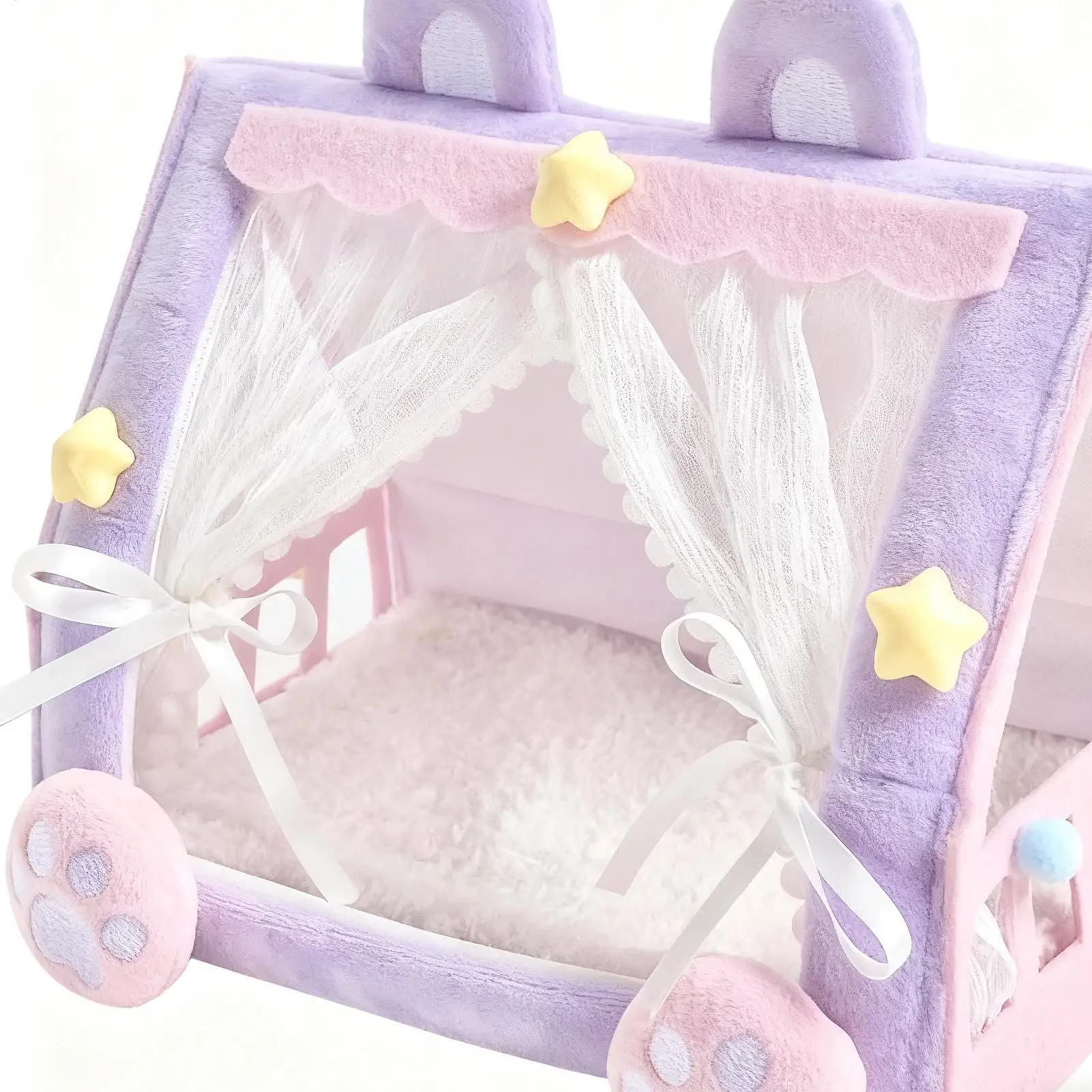 

Кукольная кроватка, очаровательный миниатюрный дом, палатка, дизайн, игрушечные кроватки для маленьких кукол для девочек, детские игры, детская ролевая игра, дом