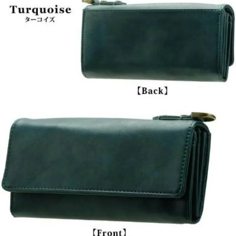 Tochigi Windbreak Cloth Wallet, Two Fold Anti Magnetic Long Handbag, Multifunctional Organ Wallet