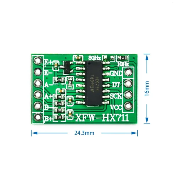 HX711 Mini 24-bit Precision AD Module for Load Cells Pressure Sensors Module