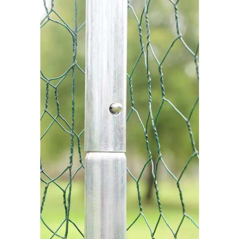 في الهواء الطلق غير نافذ للمطر ظلة حظيرة الدجاج المعدنية 4/6/8/10*3*2 متر بطة كبيرة أوزة أرنب حظيرة الدواجن قفص الدواجن الموئل