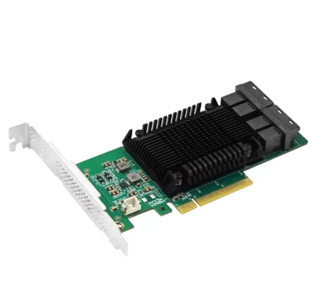 LRNV9441-4IR PCIe 3.0 x8 Quad-Port U.2 NVMe RAID Adapter Card, Marvell 88NR2241 Controller
