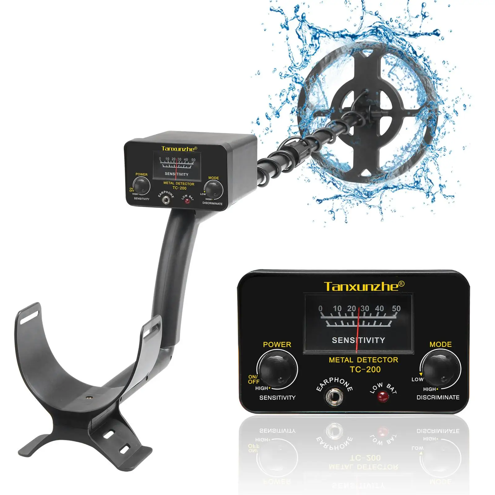 Metal Detector TC300 TC200 Underground Pinpointer Treasure Hunter Gold Depth Digger Hot Sell for Detecting Valuable Objects