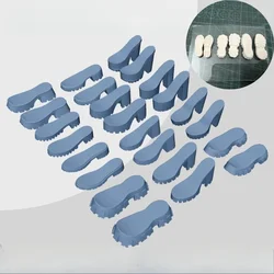 Ultralight Clay Cartoon Doll Correct Proportion Flat Base/High Heel Shoes Silicone Mold DIY Animation Character Shoe Making Tool