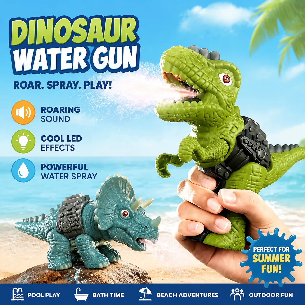 conjunto-de-brinquedos-de-pistola-de-Agua-dinossauro-t-rex-e-triceratops-com-som-de-rugido-e-efeitos-de-led-para-uso-externo-em-piscinas-praias-e-banhos-de-verao