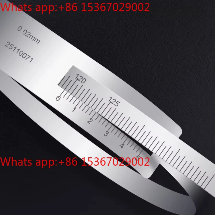 Perforated π ruler circumference diameter pie  circumference O-ring vernier diameter high precision measuring ruler
