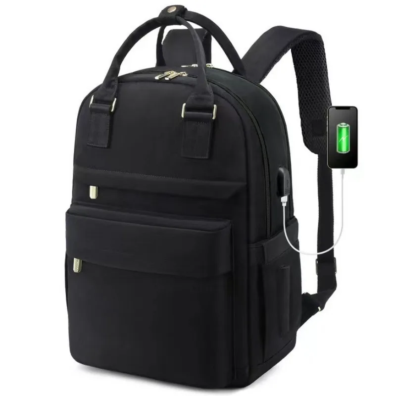 2024 New Women\'s and Men\'s Backpack Fashion Large Capacity Laptop Bag Handheld Travel Backpack Men\'s Bag Student Bag