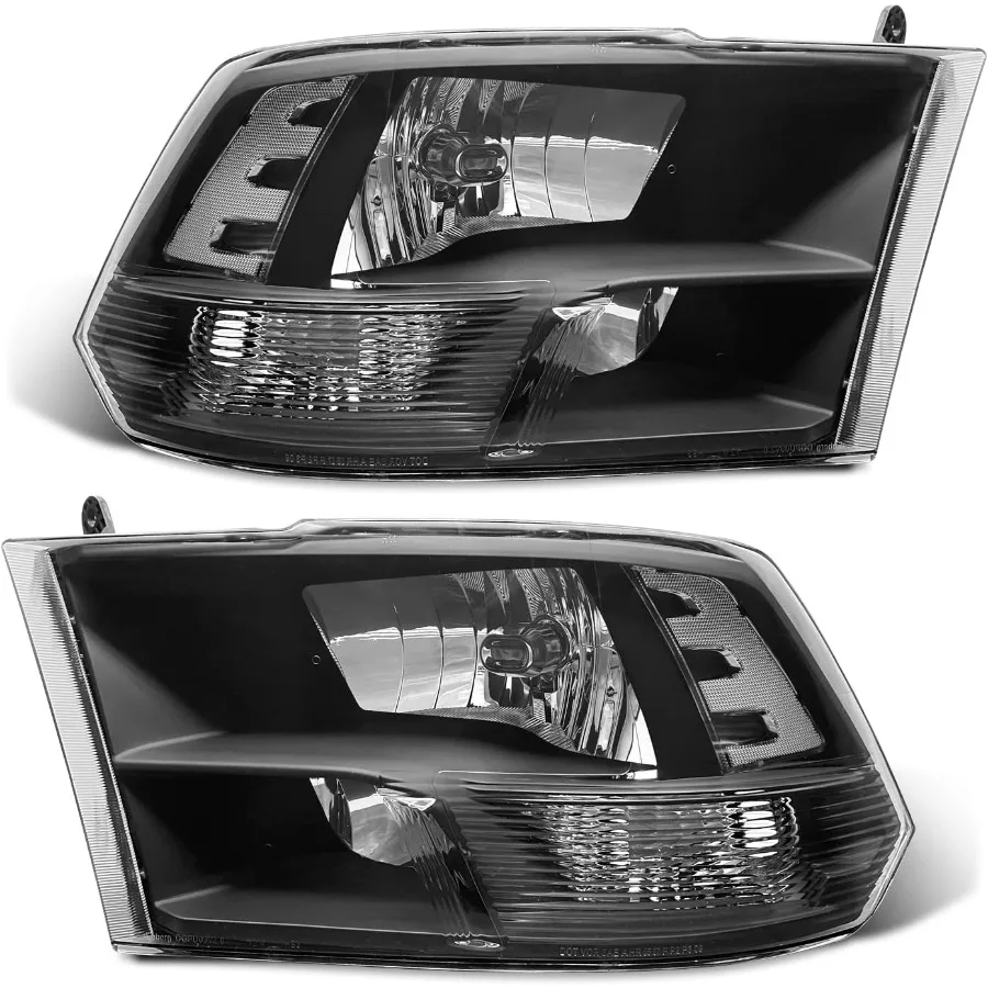 

Фара Dodge Ram 20092018 в сборе, совместимая с Ram 1500 20102018 Ram 2500 3500 20192021 Ram 1500 Classic Bl