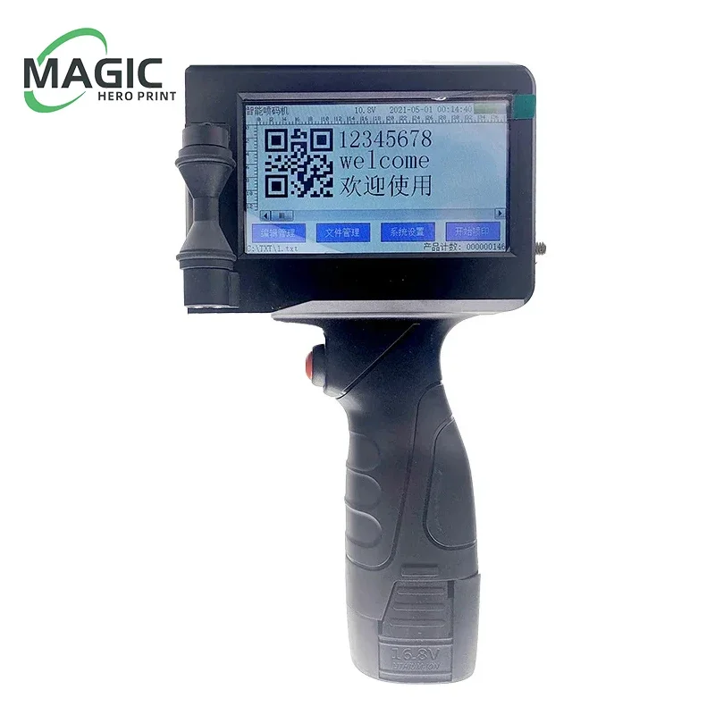 Imagem -02 - Portátil Handheld Inkjet Printer Data de Produção Barcode Label Coding Machine Número do Lote Secagem Rápida sem Criptografia 2588 2588 +