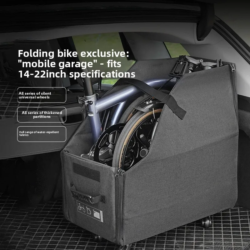Folding bicycle storage box 22 inch bicycle travel portable foldable car