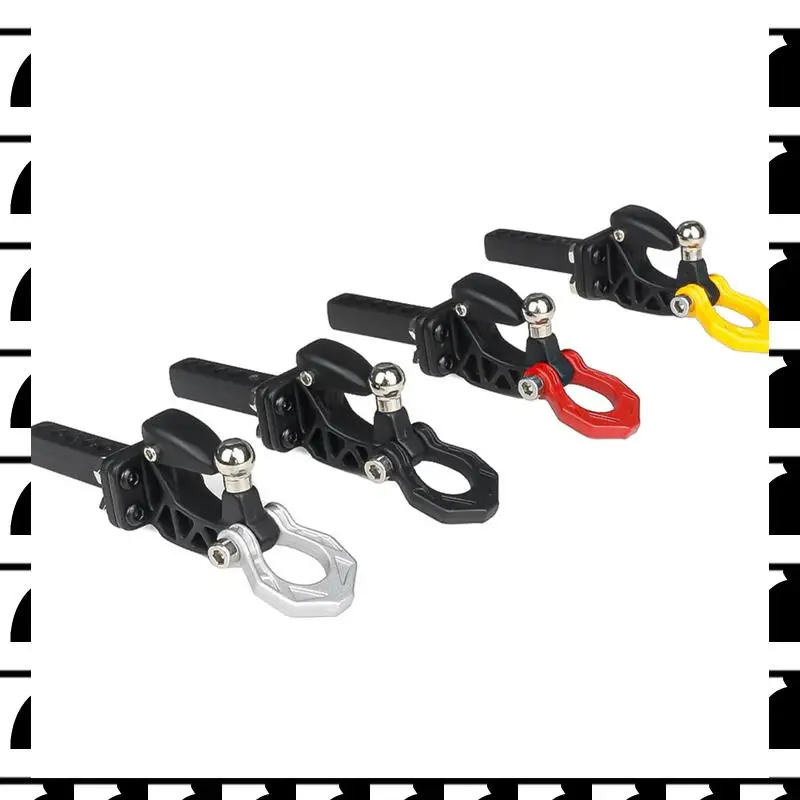 A44U 4PCS RC Car Upgrade Tow Hook Towing Hook For 1/10 1/8 TRX4 SCX10 KM Tank 300 RC Car Upgrade Accessories
