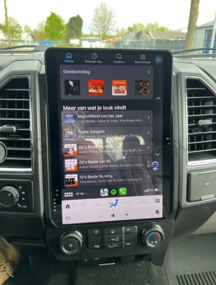 

Android 12 для Ford F150 2015 - 2022 автомобильное радио 14,5 дюймов мультимедийный плеер экран Тесла Стерео GPS навигация головное устройство аудио