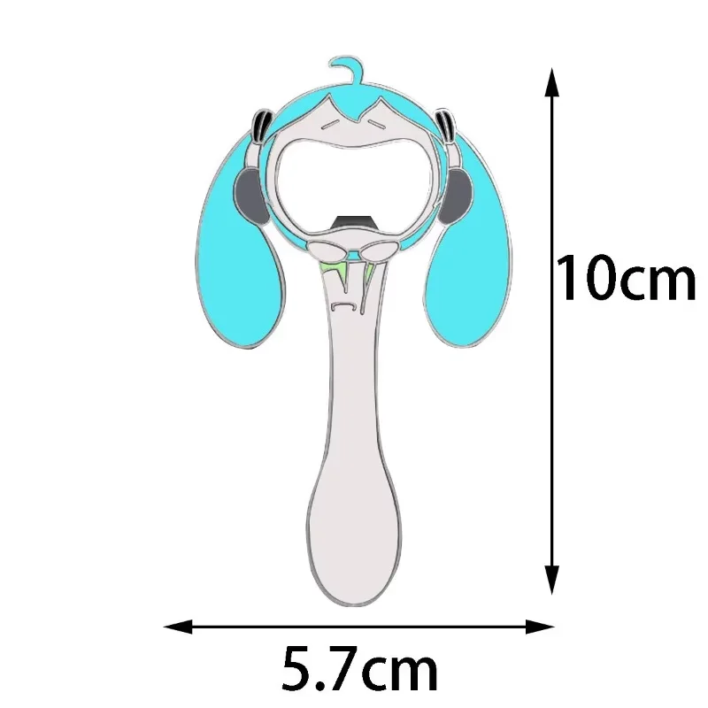 Hatsune Miku high color value creative new metal bottle opener cute creative magnetic suction special screwdriver for friends - view 2