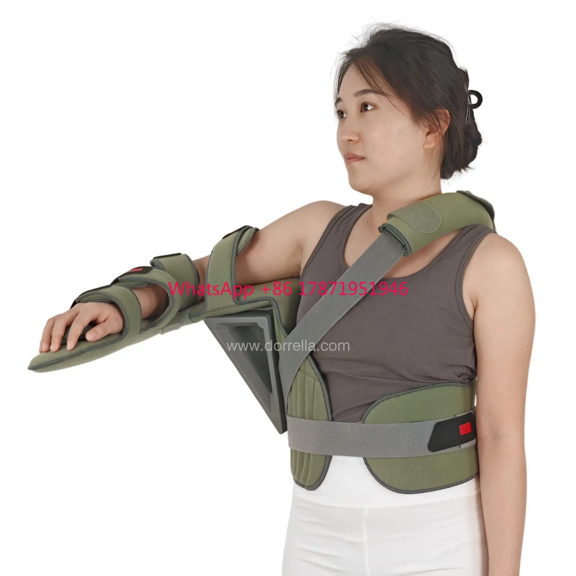 Medical Adjustable Shoulder Abduction Support Brace Shoulder Abduction Rrthosis for Patient Humerus fracture Rehabilitation