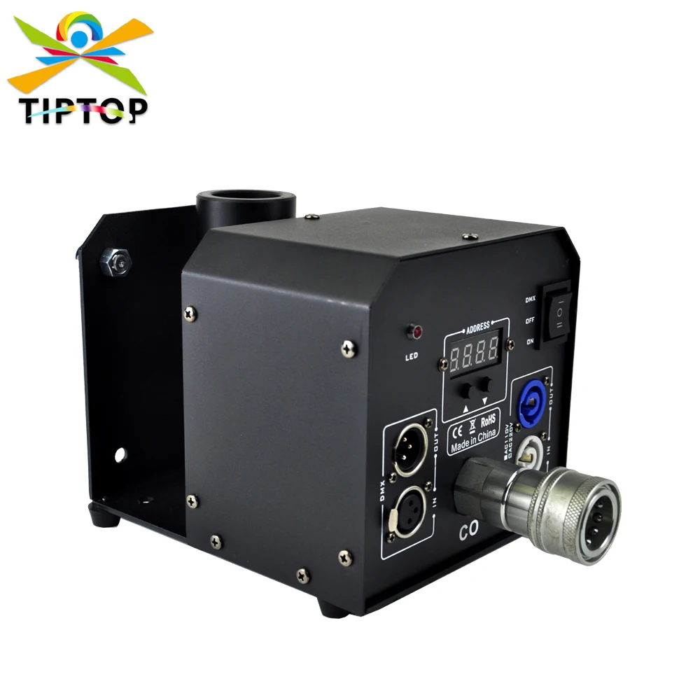 TIPTOP New Multi Angle Direction Magic FX Mini Stage CO2 Jet Machine DMX512 Control with Handle Quick Lock Fitting TP-T24