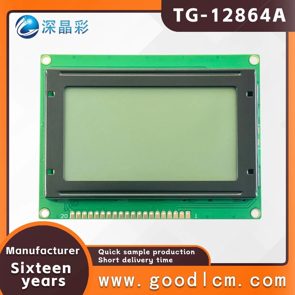 Imagem -03 - Definição Grande Gráfico Lcd Módulo Display Gráfico Dot Matrix Atacado Pelo Fabricante Tg12864a Alta