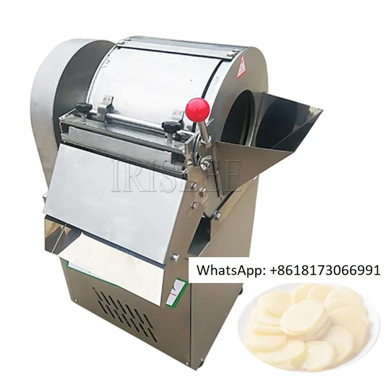 Industrial electric vegetable slicer and vegetable slicer