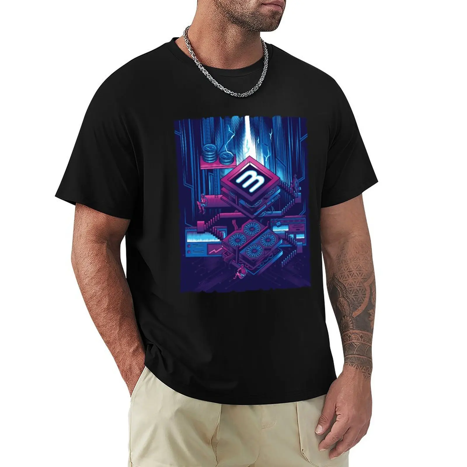 Crypto Mining Venture T-Shirt Soft Anti-Shrink Cotton Tee