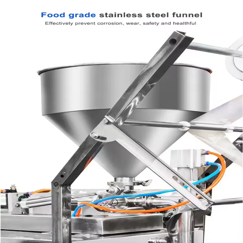 آلة تعبئة لب الكاتشب الأوتوماتيكية - آلة تعبئة وختم معجون الطماطم، معدات تغليف المواد الغذائية التجارية