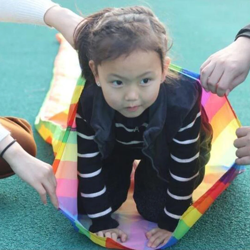 Bambini Giochi per interni ed esterni Tunnel Corso di ostacoli Integrazione sensoriale Addestramento Scuola materna Attività divertenti Spiele Kinder