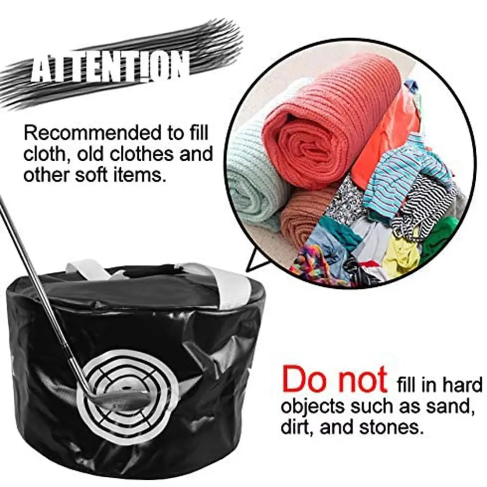 Impact Resistant Golf Hitting Bag Multifunctional 4 Colors Golf Swing Trainer Improve Accuracy Strength Improvement