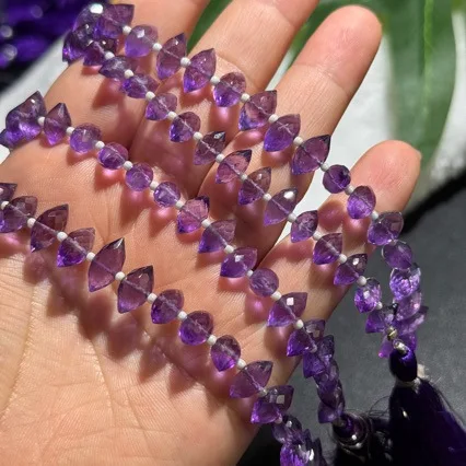 

Аметист зеленый кристалл цитрин зеленый агат форма маркизы граненая природа для самостоятельного изготовления ювелирных изделий 20 см свободные бусины