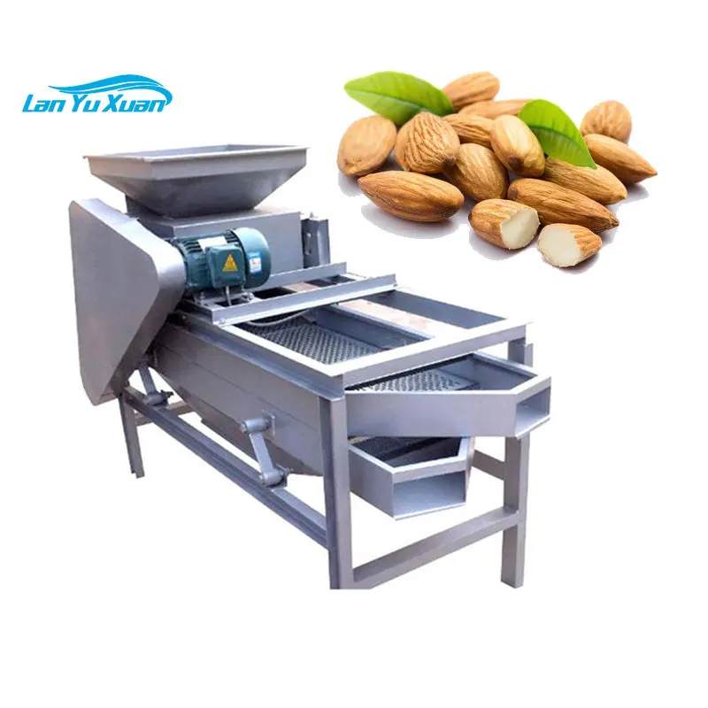 Apricot Kernel Removing Dehulling Huller Cracker Opener Hazelnut Shelling Walnut Sheller Hulling Almond Cracking Machine