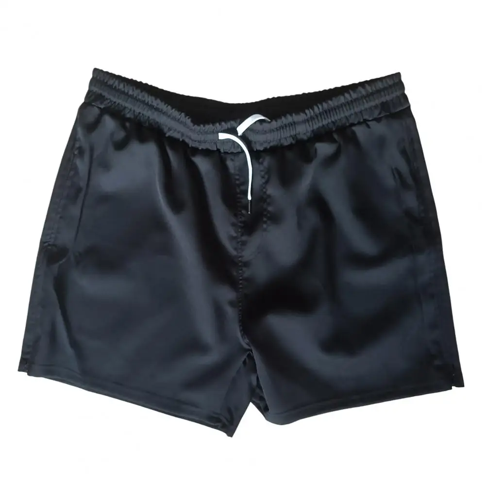 Men Fitness Shorts Breathable Gym Shorts Men’s Fitness Shorts with Side Zipper Quick-drying Breathable Gym Workout Pants