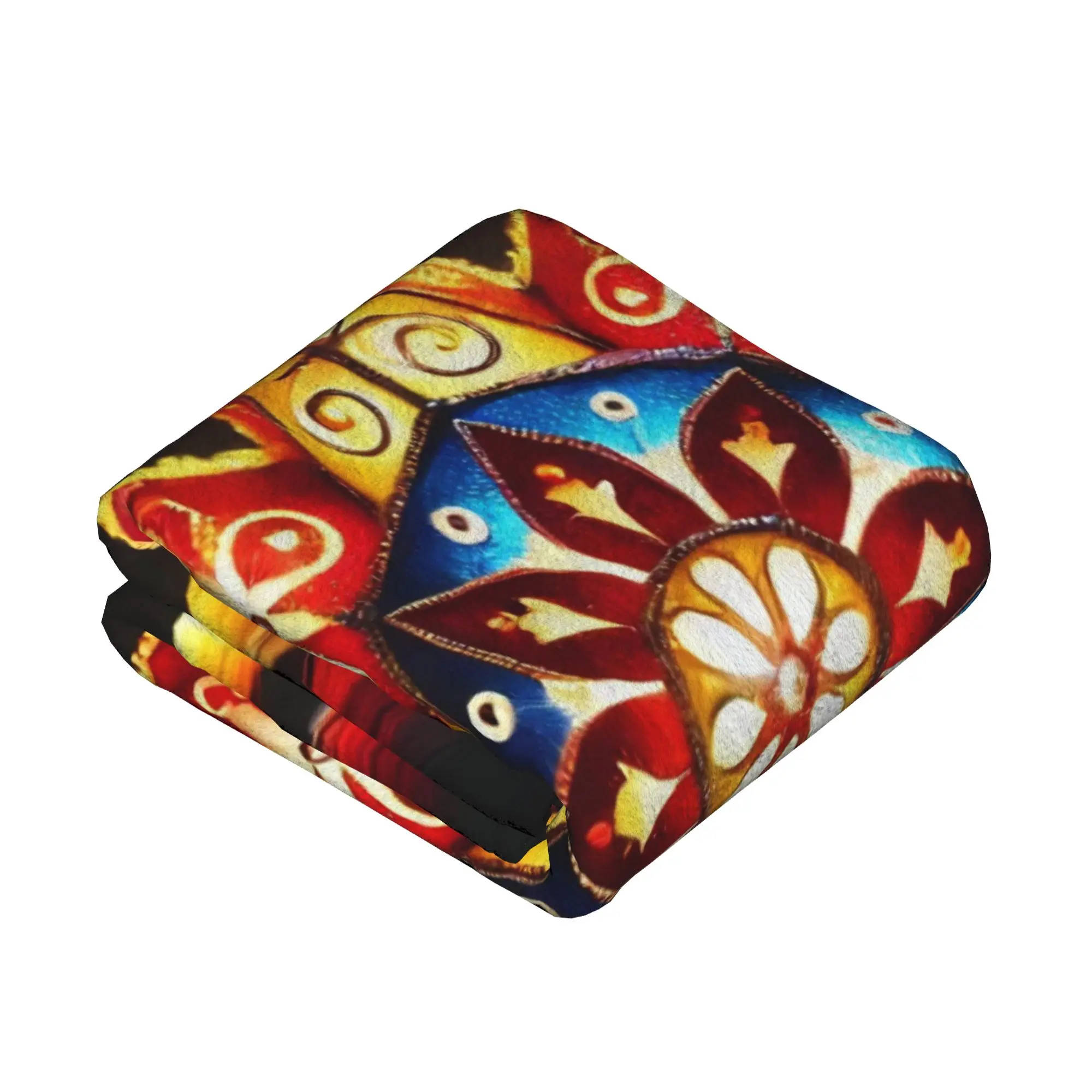 Philippines Christmas Parol Knitted Blankets  Wool Throw Blankets Home Couch Decoration Soft Warm Bedspreads