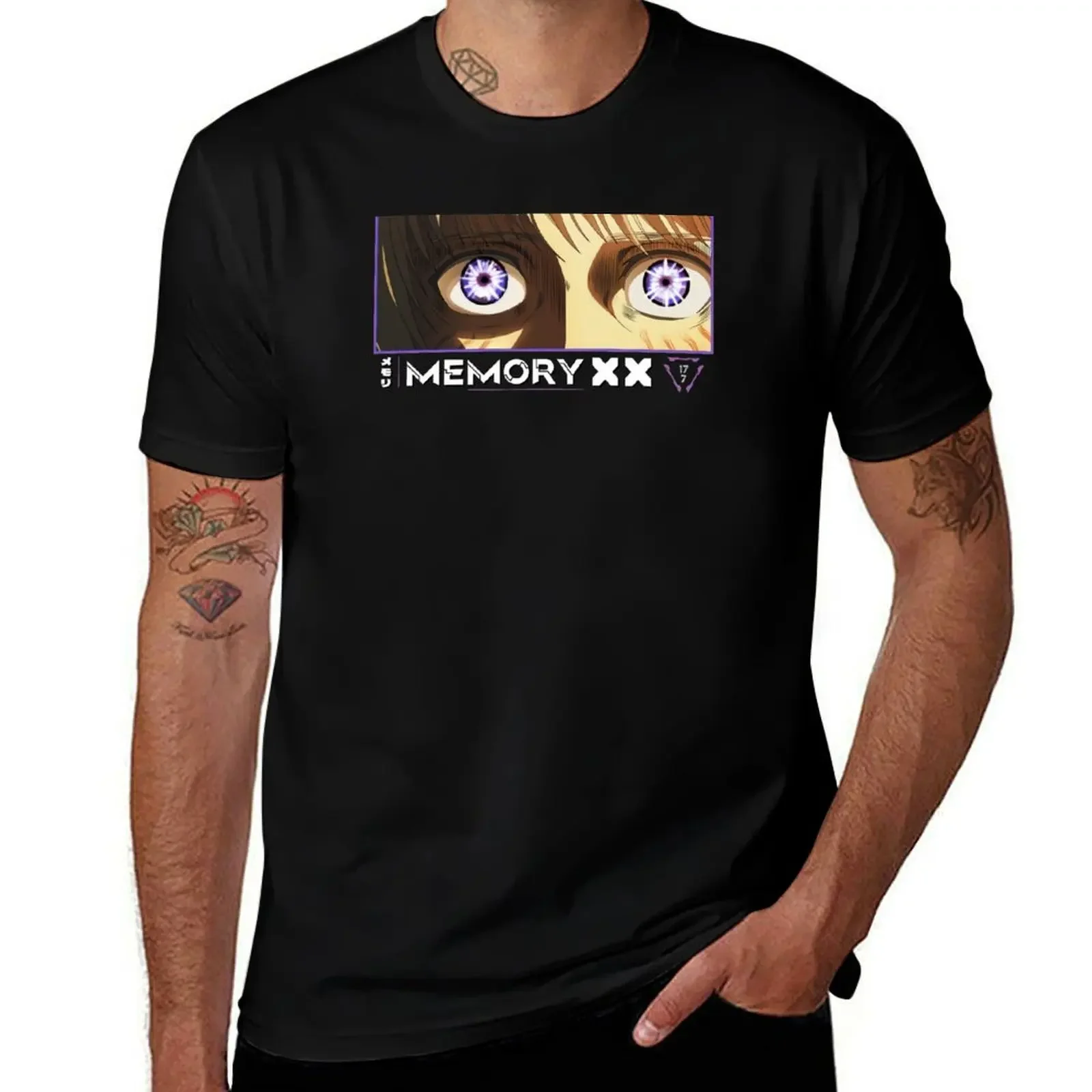 

Memory Anime Eyes Japanese Cozy Anime Style T-Shirt Luxury man luxury t-shirt football t shirt mens t shirts top quality