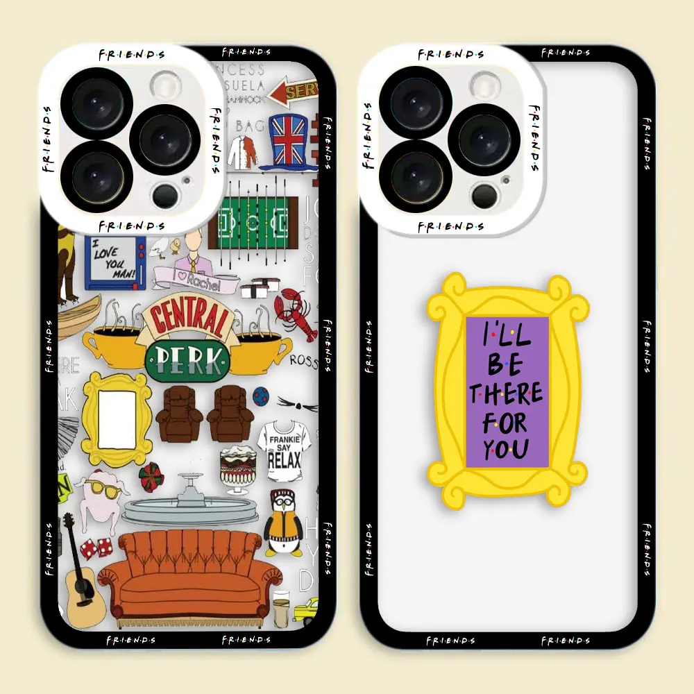 Comedy Friends TV Show Clear Phone Case For Samsung A73 A72 A71 A57 A56 A55 A53 A52 A51 A36 A35 A33 A32 A26 A25 A24 A23 A22 Case