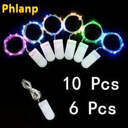 10pcs 6pcs Copper Wire LED String Lights Holiday Fairy Lights Garland Christmas Tree Decor Wedding Party DIY Natal Navidad 2023