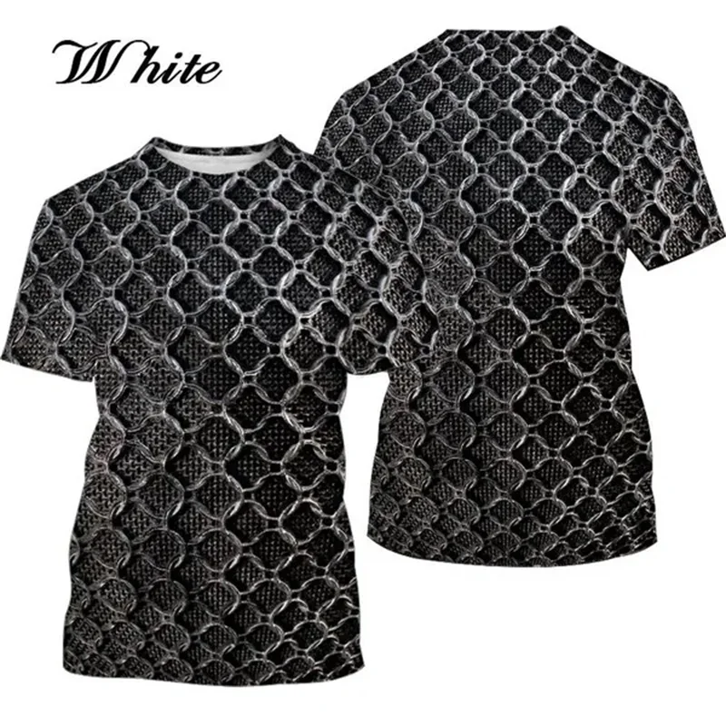 3d Print New Medieval Armor Graphic Tshirt For Men Short Sleeve Personalized Cool T-shirt Tee Tops Mens Oversized Tshirts