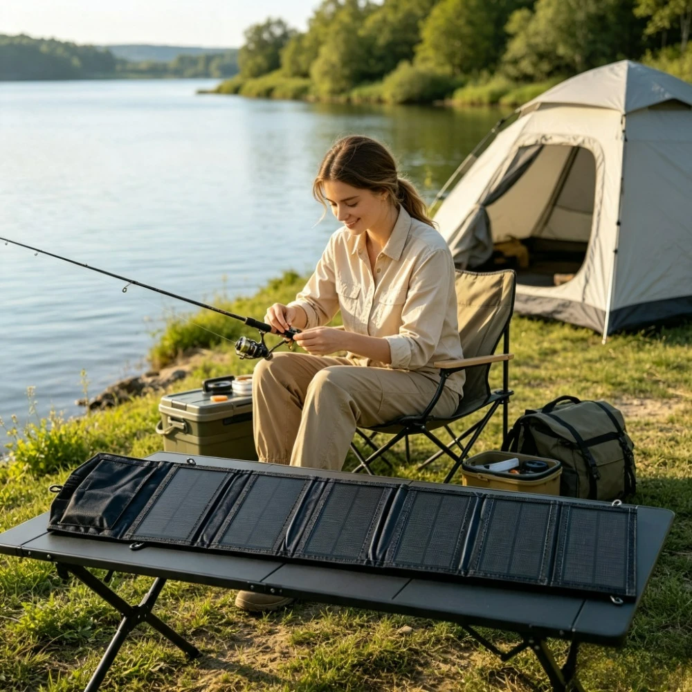 100W 25W Dual USB Waterproof Foldable Solar Panel Charger Portable Outdoor Emergency Solar Power Charger for Camping Hiking