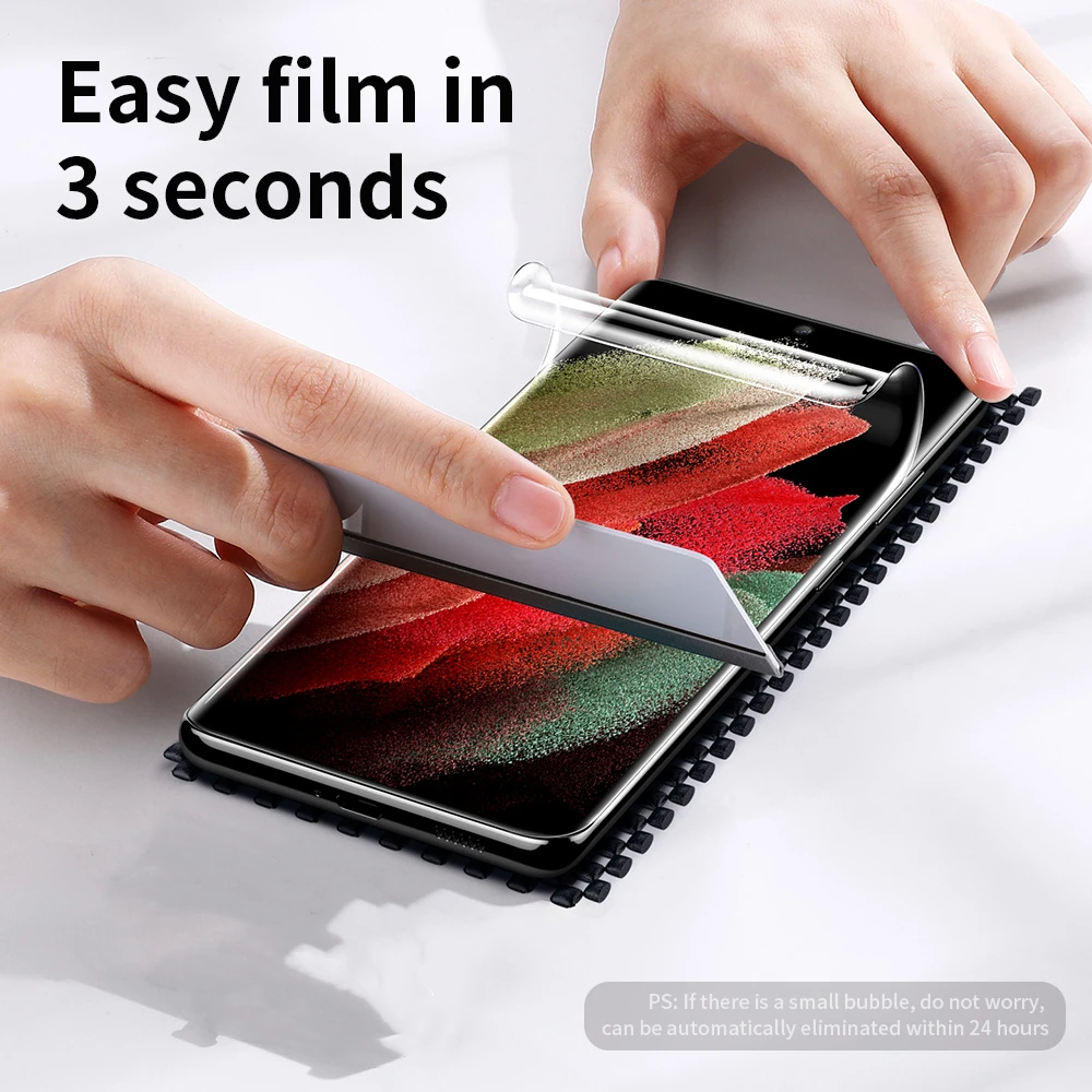 SmartDevil 삼성 갤럭시 노트 20 용 화면 보호기, 소프트 하이드로겔 필름, 풀 커버, 스크래치 방지, S21 울트라 S20 플러스, 2 개