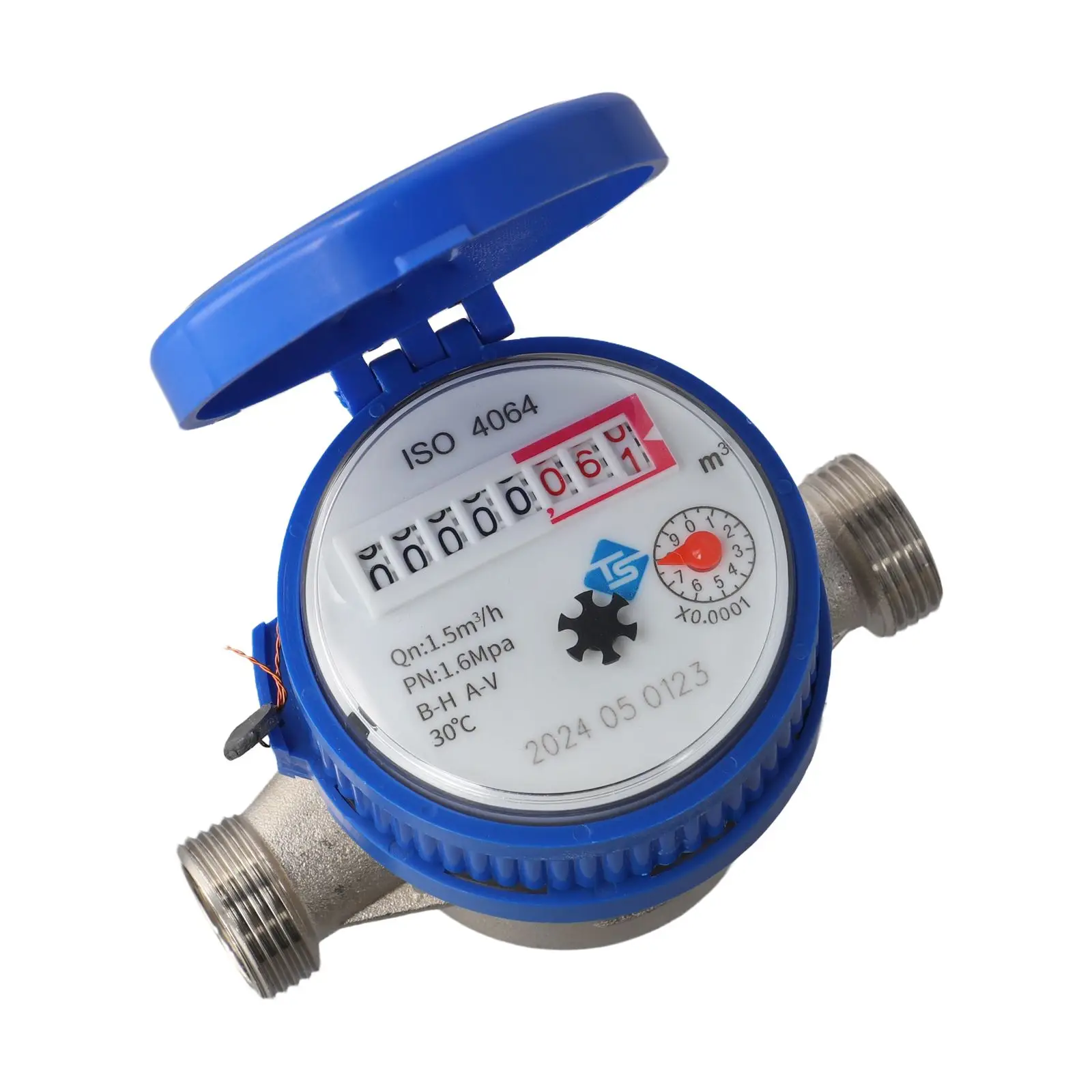 Anti-electromagnetic Interference Cold Water Meter Filter Water Meter Adjustable Rotation Counter Built-in Filter