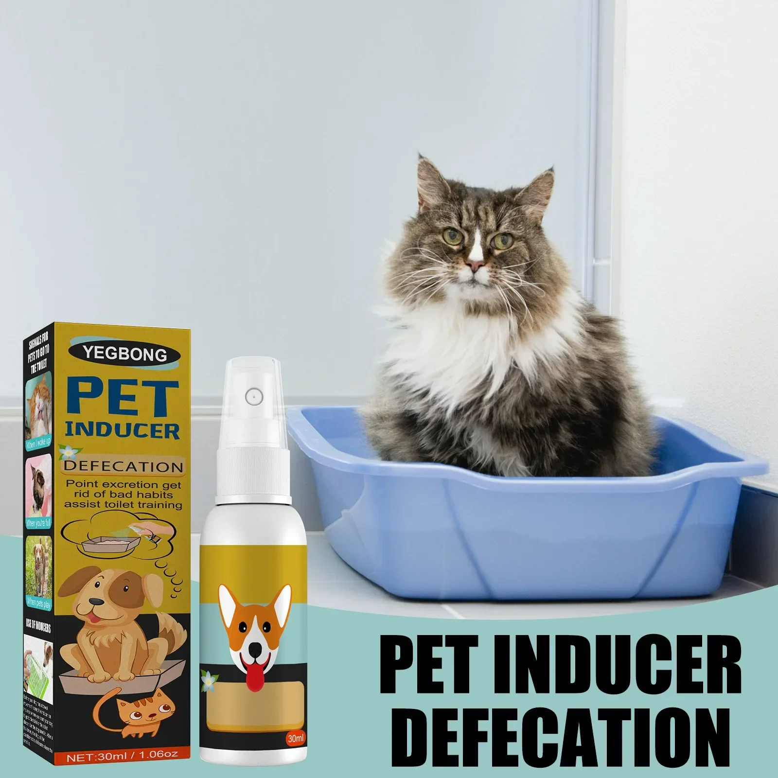 Dog Potty Training Spray Cats Kitten Outdoor Urine Poops Stool Location Helps Puppies Toilet Pet Positioning Defecation Inducer