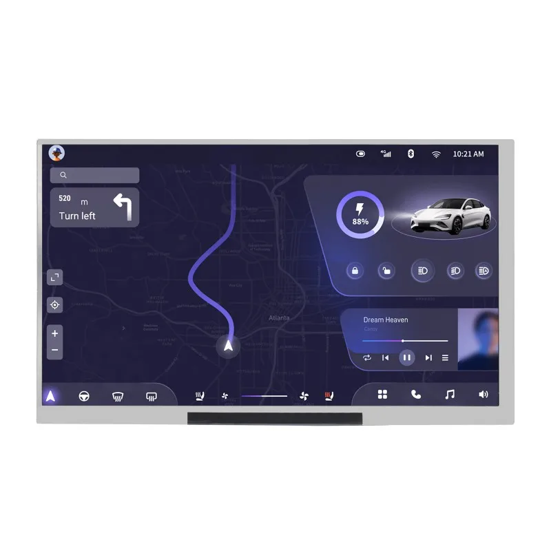 

7inch IPS/QLED Integrated Capacitive Display, 1024 × 600, Thin And Light Design Low Power for Raspberry Pi