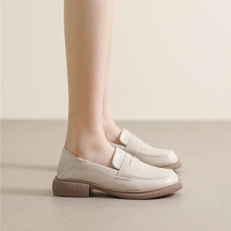 새로운 옥스포드 여성 메리 제인 신발 여성 펌프스 패션 로퍼 로리타 신발 JK 통근 유니폼 신발 여성 캐주얼 플랫폼