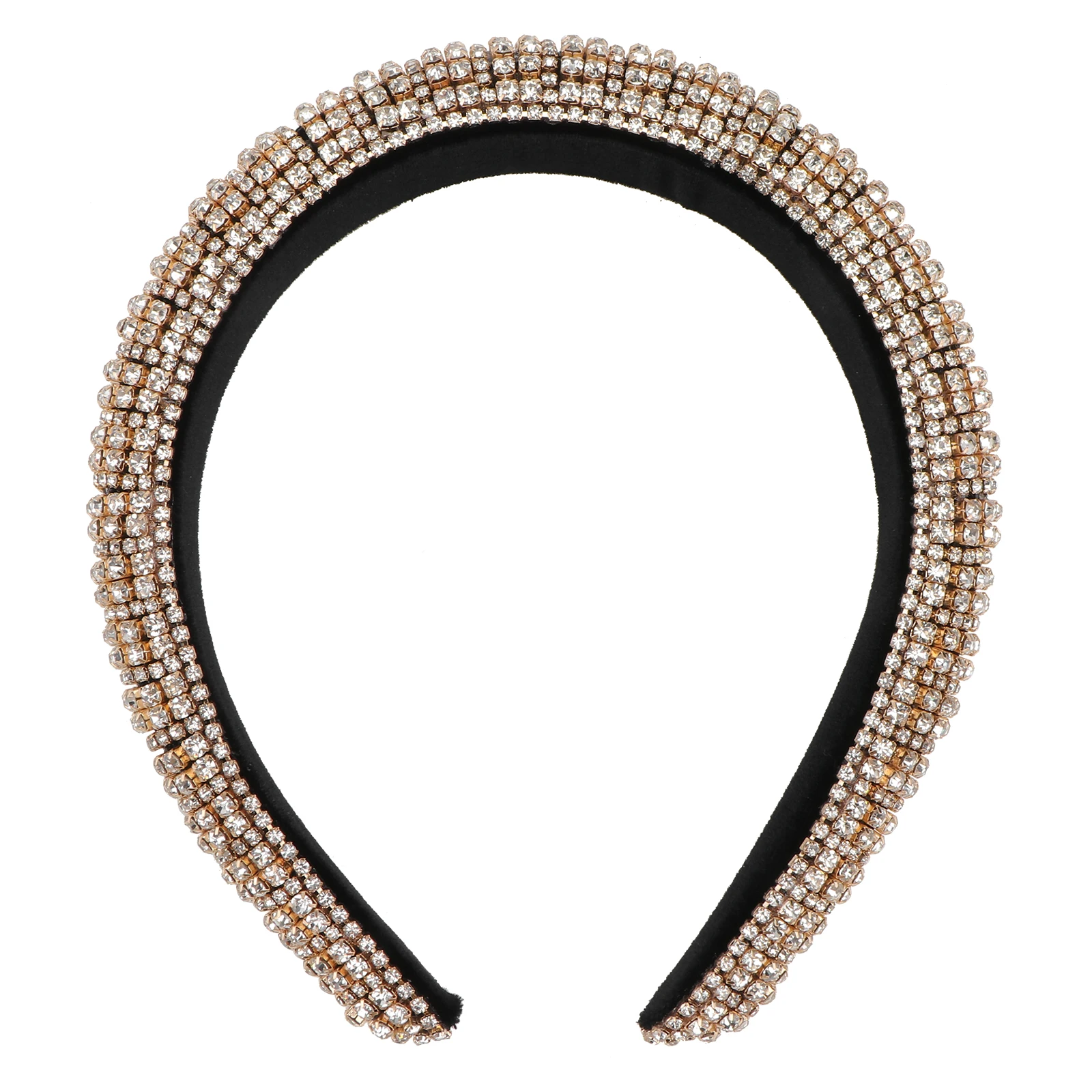 

Fancy Crystal Bands Durable Rhinestone Headwear Lightweight Hoop Accessories Rhinestone Headdress for Women Party Prop