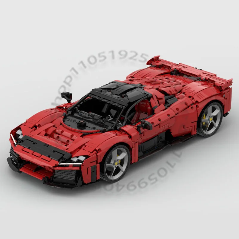 5117 Uds Speed King F80 MOC personalizar bloque de construcción Modular diseño creativo juguete educativo de aprendizaje DIY juguete para regalo de Navidad