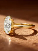 925 Sterling Silve Shiny Gorgeous 1-8CT Oval Zircon Ring For Women Anniversary Daily Party Luxury High Quality Fine Jewelry - Image 2