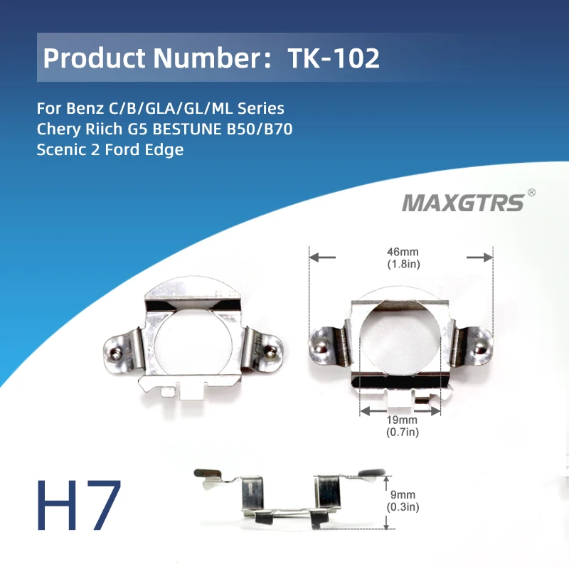 H1 Led H7 Lamp Houders Adapters Base Voor Bmw Audi Vw Magotan Buick Nissan Citroen Peugeot Focus Kia Hyundai Skoda octavia