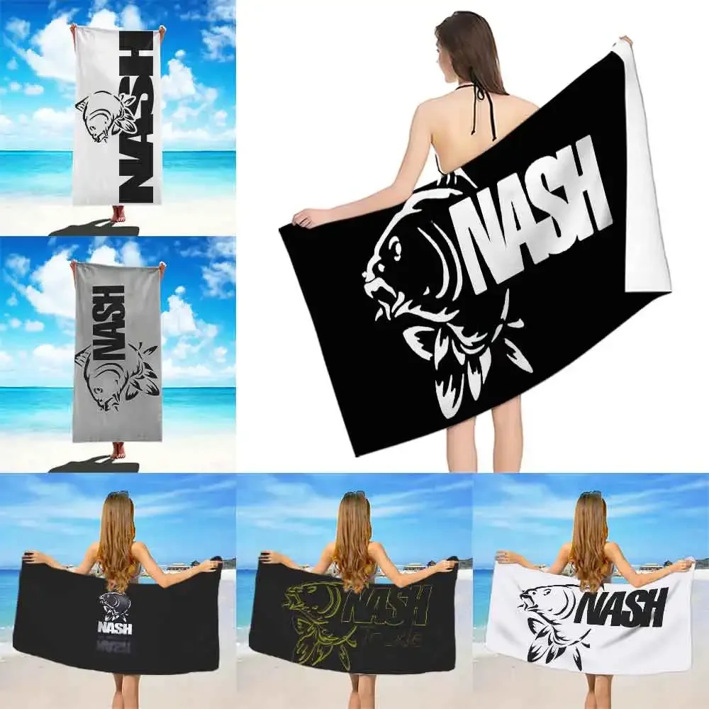 Nash Fishing Beach Towel Microfiber Sand Free Quick Dry Soft Sandproof Pool Towels Gift for Women Travel Gym Shower Camping