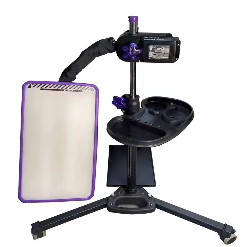 Car Dent Repair Leveling Light Dent Detection Light Small Bracket Portable Car Maintenance Tools Electric Suction Cup 40*20cm