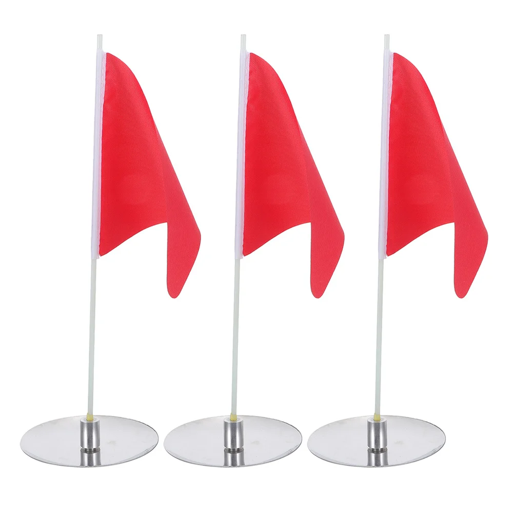 

3 Sets Putting Flagsticks Durable Stainless Steel Practice Flags Stable Support For Indoor Outdoor Putting Course Replacement